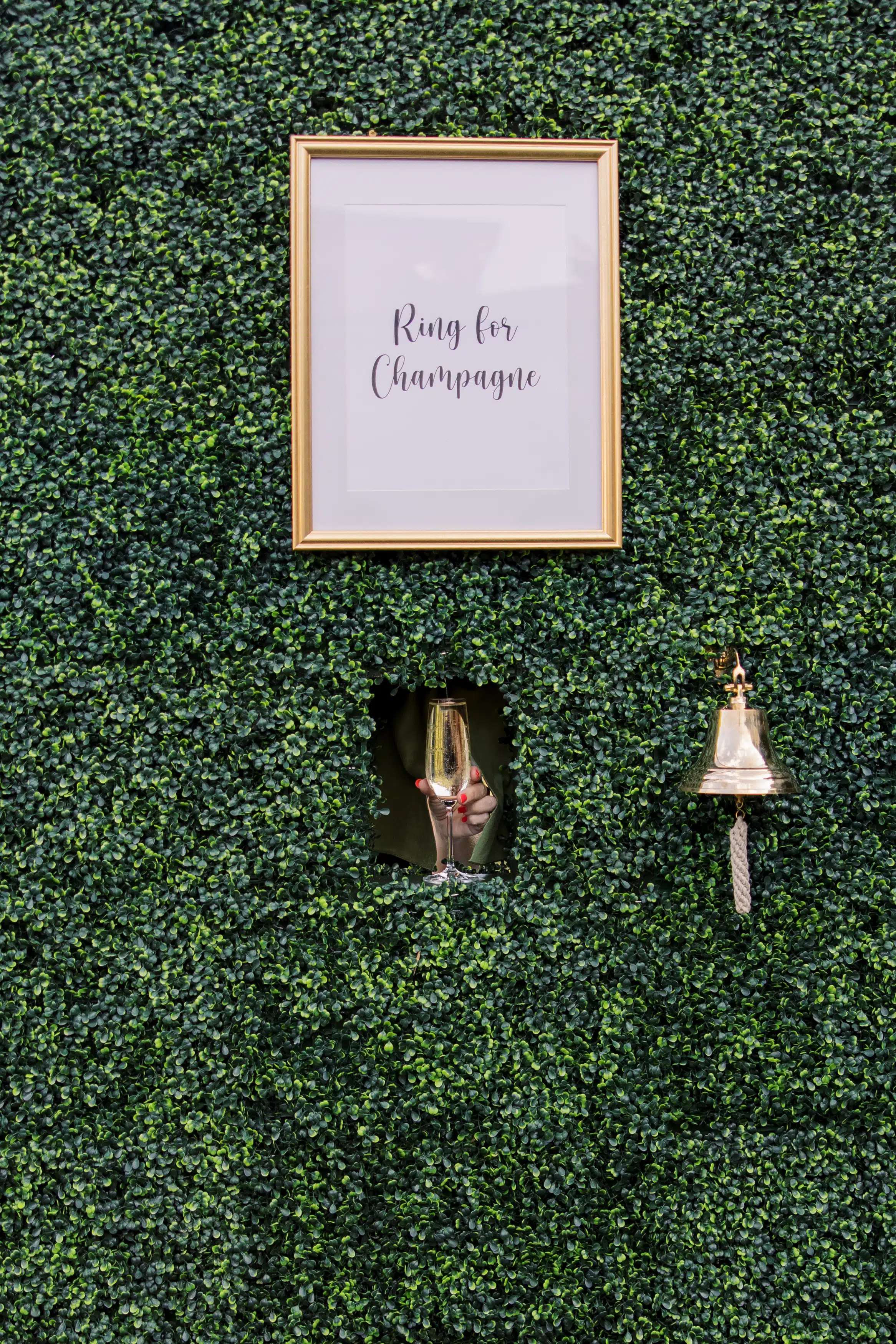 Champagne wall