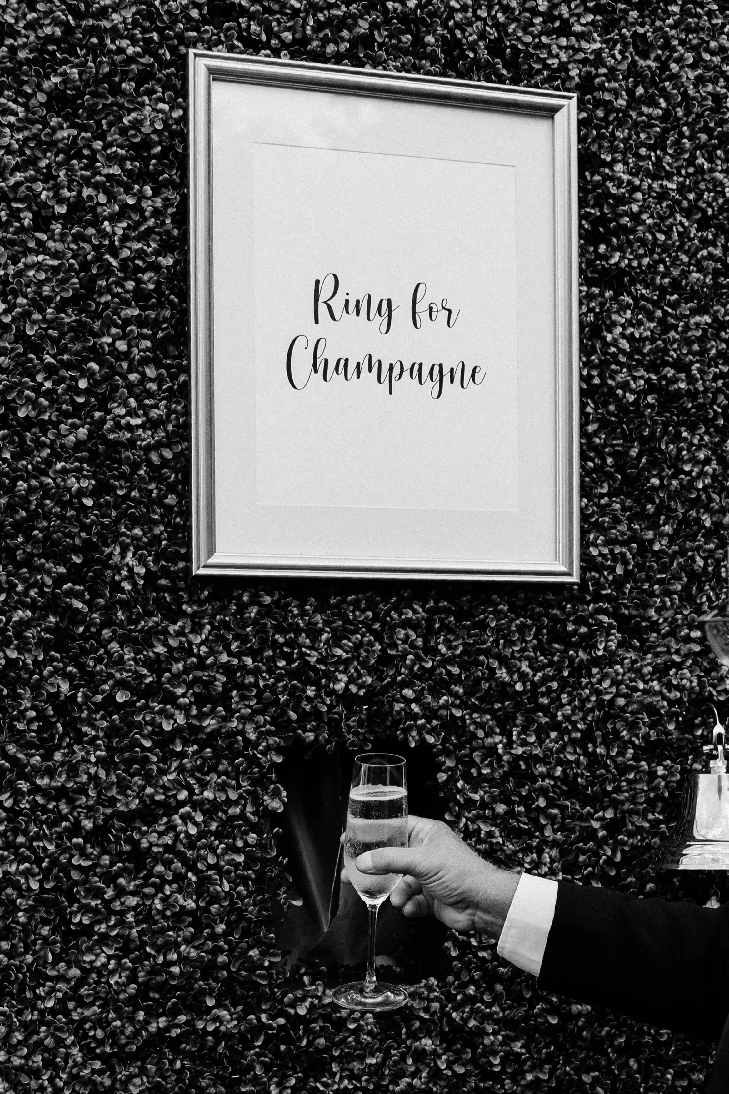 Champagne wall