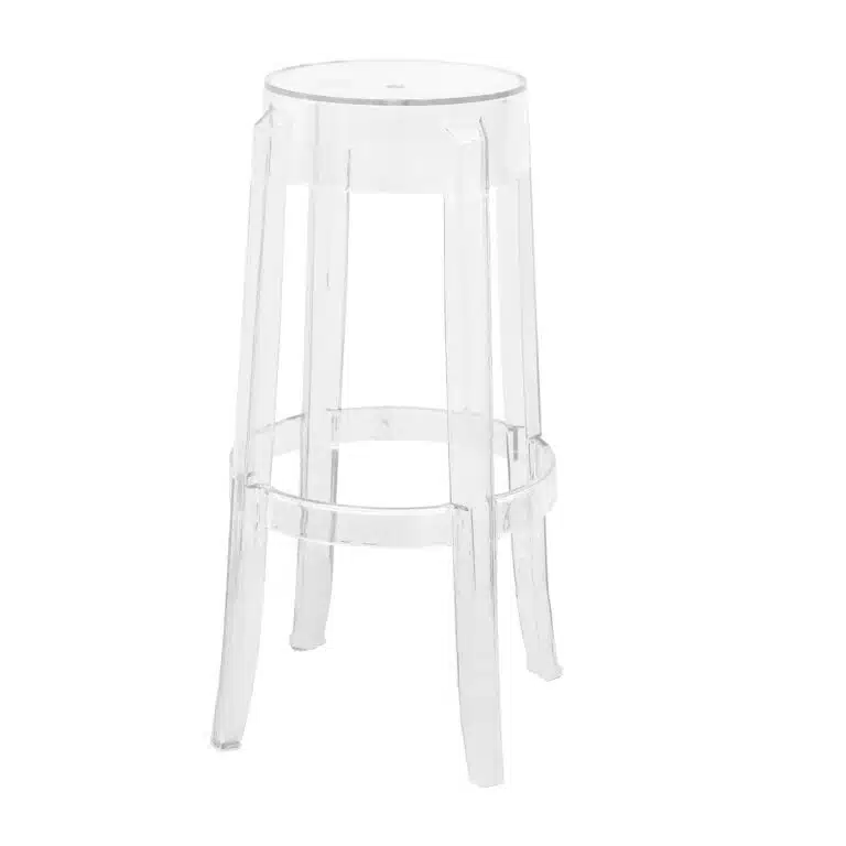 clear acrylic barstool