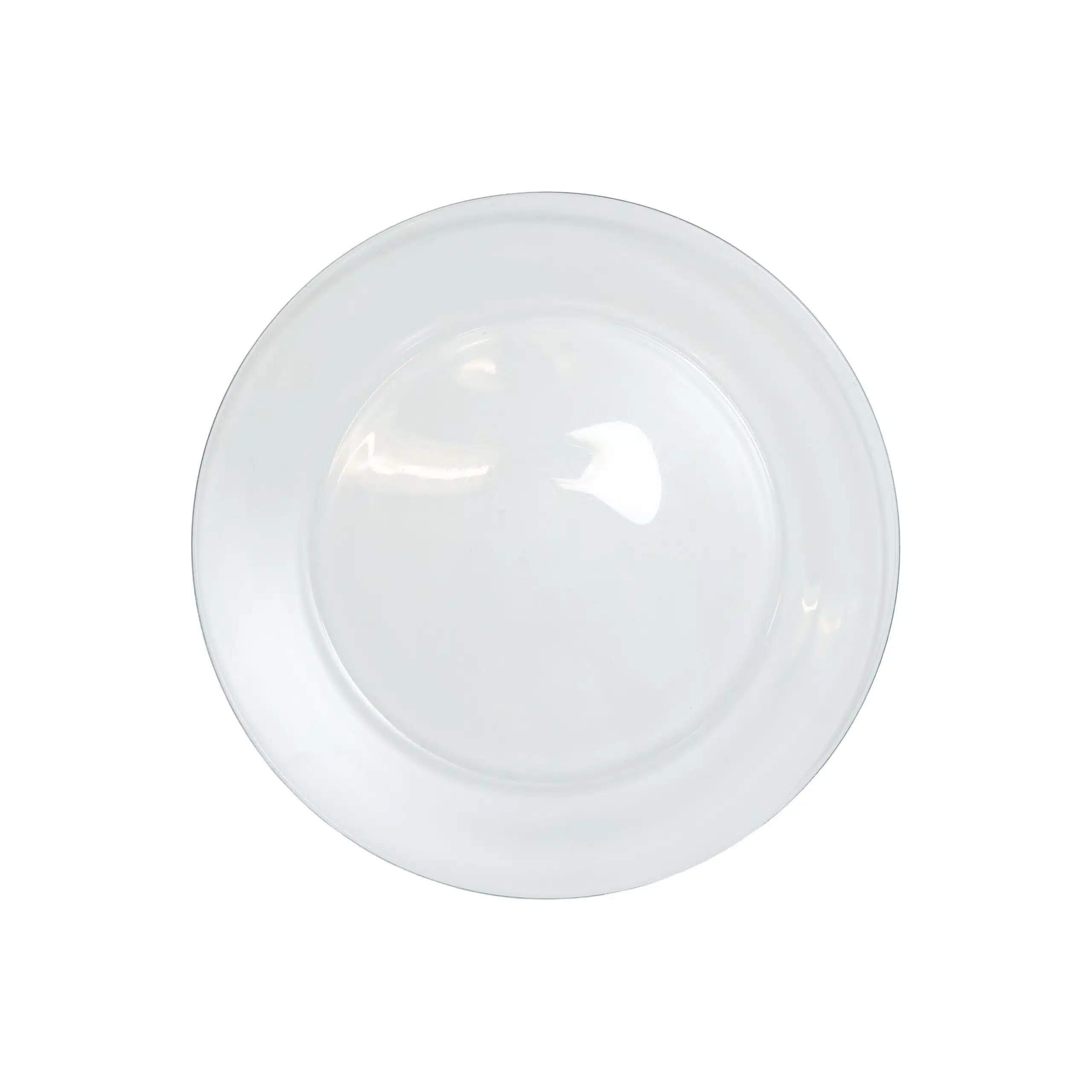 clear dinner plate