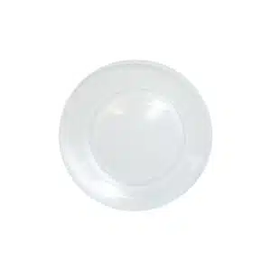 clear salad plate