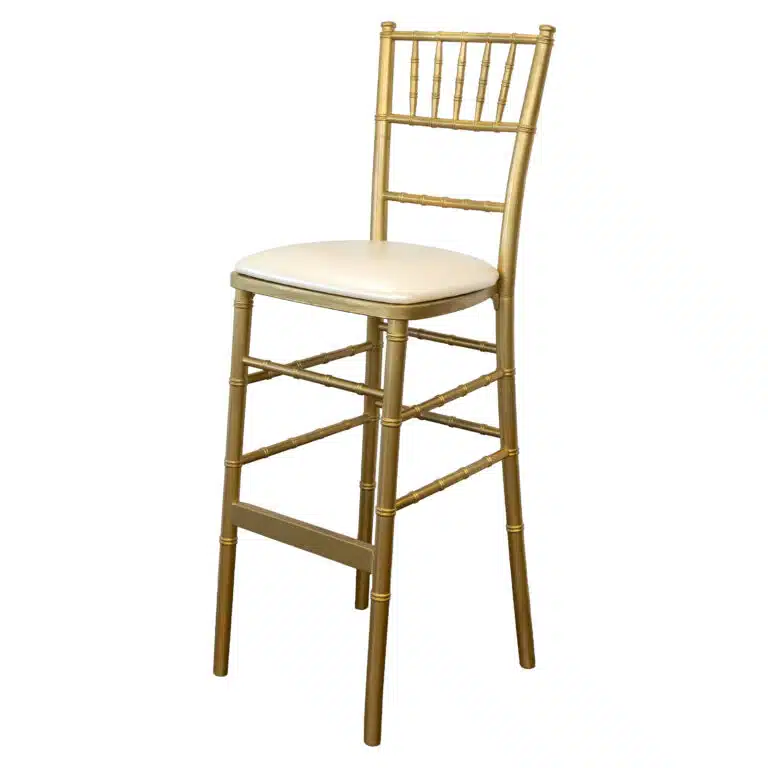 gold chivari barstool